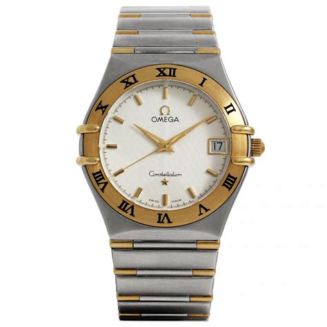 omega constellation gold and silver